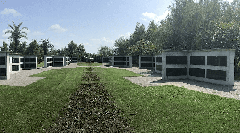 The Whitney Plantation Slave Memorials, with recorded names of many slaves. Photo Credit: Redditaddict69, Wikipedia Commons