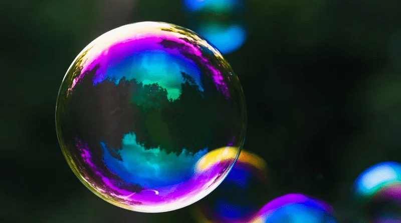 inflation soap bubble