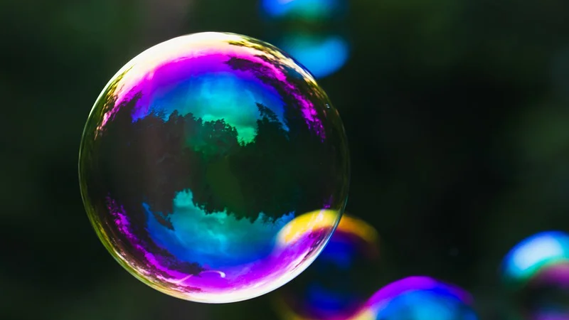 inflation soap bubble