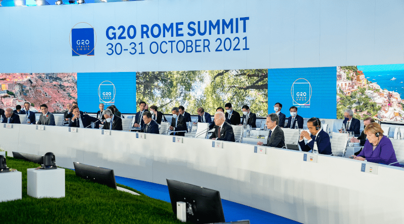G-20 Rome Summit. Photo Credit: The White House