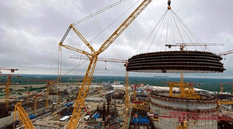 Construction underway at Unit 1 of the Rooppur nuclear power plant in Bangladesh (Image: Rosatom)