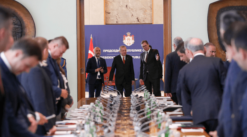 File photo of Turkey's President Recep Tayyip Erdoğan with Serbia's President Aleksandar Vučić. Photo Credit: Turkish Presidency Office