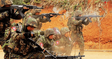 Members of Arakan Army in Myanmar. Photo Credit: DMG
