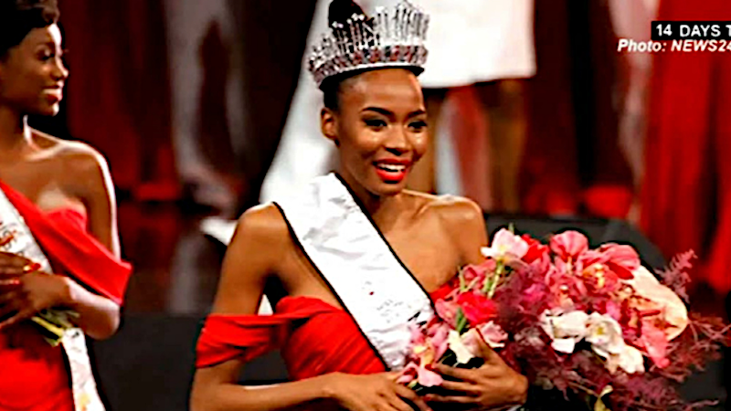 Lalela Mswane, Miss South Africa 2021. (Photo: video grab)