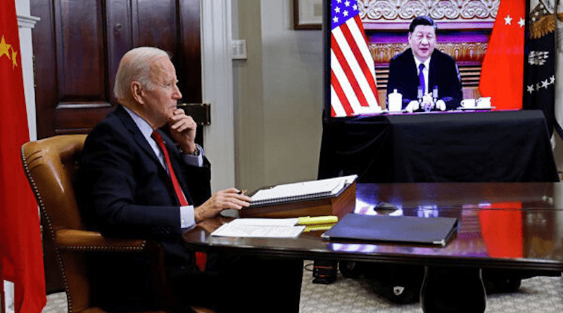 US President Joe Biden and China's President Xi Jinping hold virtual meeting. Photo Credit: Mehr News Agency