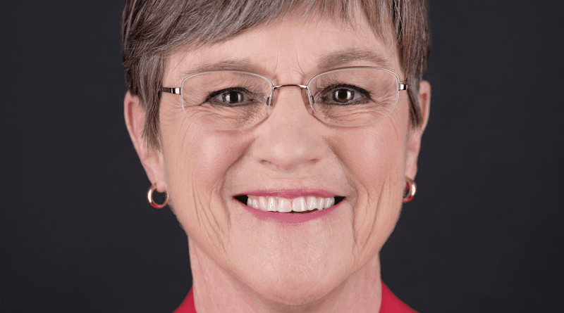 Kansas Governor Laura Kelly. Official portrait, Wikipedia Commons