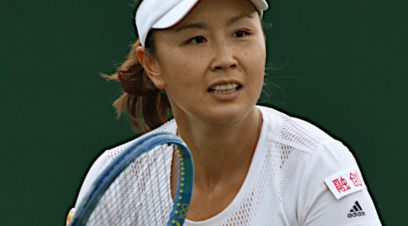Chinese tennis player Peng Shuai. Photo Credit: si.robi, Wikipedia Commons