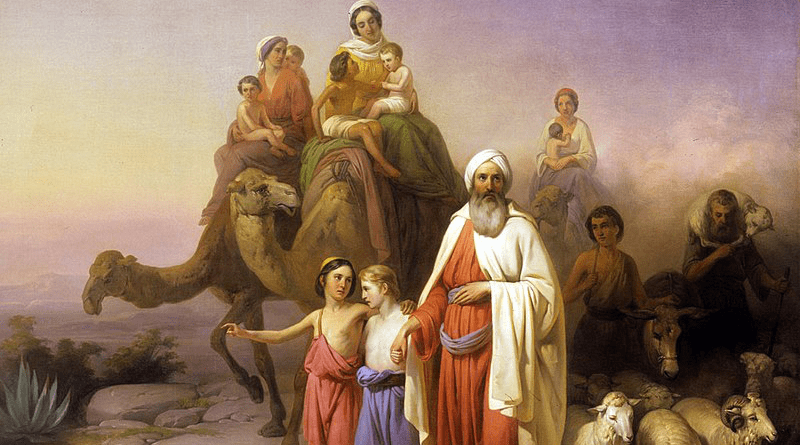 Abraham's Journey from Ur to Canaan, by József Molnár, 1850. Credit: Wikipedia Commons