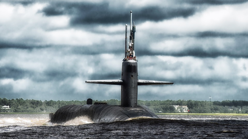 Submarine Boat Bay Harbor Water U S Navy Military