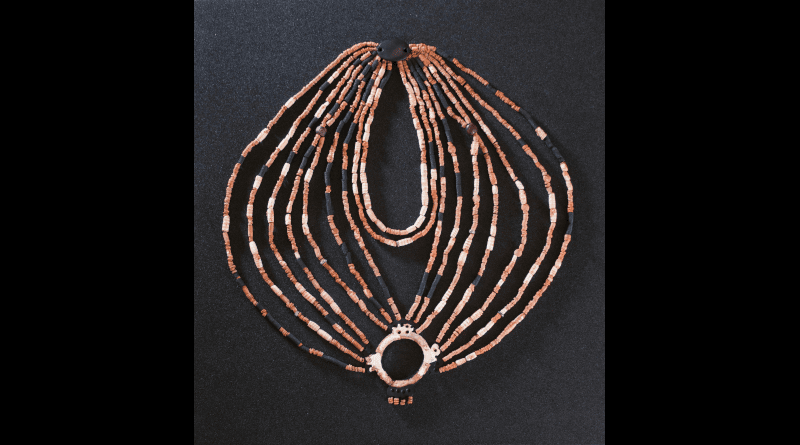 After more than two years spent on scientific research, conservation, and reconstruction, a 9,000-year-old necklace, which was discovered in a child’s grave, is on public display at the Petra Museum. Image Credit: A. Costes