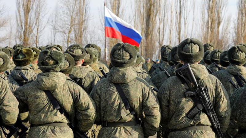 File photo of Russia military troops. Photo Credit: Fars News Agency
