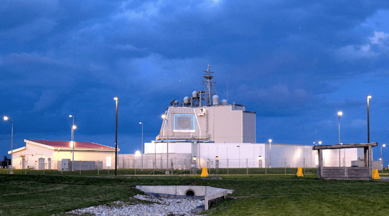 Dark clouds gather before a summer rainstorm over the U.S. Navy base in Romania, home to NATO's Aegis Ashore Ballistic Missile Defense System, Aug. 9, 2019. Photo Credit: Navy Lt. Amy Forsythe