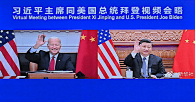 Virtual Meeting with US President Joe Biden and China's President Xi Jinping. Photo Credit: China Foreign Ministry