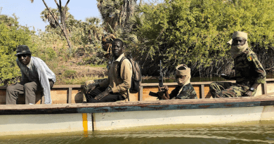 Cameroonian soldiers patrol parts of Lake Chad that have been affected by terrorist activity. (February 2019). UN Photo/Eskinder Debebe