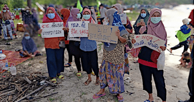 Protesters from Chana in Songkhla province of Thailand. Photo Credit: Murray Hunter