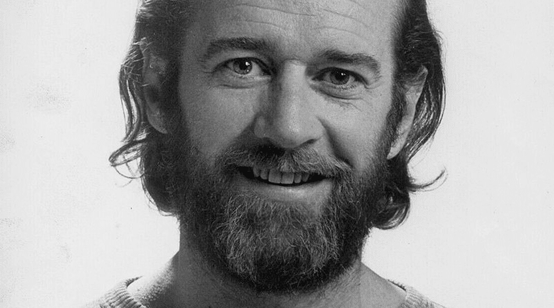George Carlin 1975 publicity photo. Photo Credit: Little David Records, Wikipedia Commons