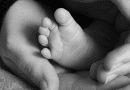 Foot Baby Black White Birth Hand Woman Toe Mother