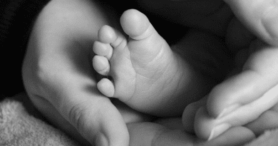 Foot Baby Black White Birth Hand Woman Toe Mother