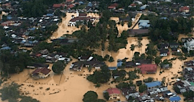 Flooding in Malaysia. Photo Credit: Tasnim News Agency
