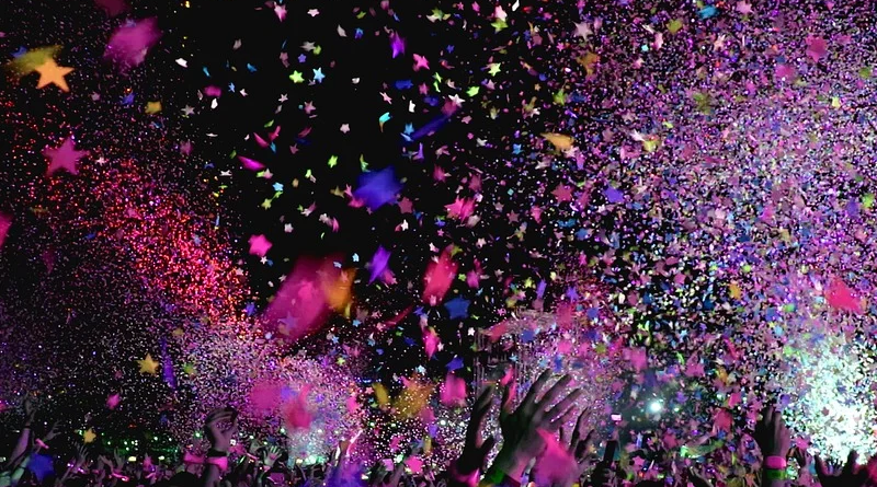 Concert Confetti Party Event Club Fun New Years