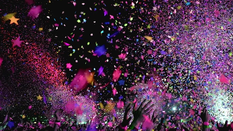 Concert Confetti Party Event Club Fun New Years
