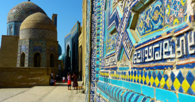 Shohizinda Necropolis Samarkand Uzbekistan
