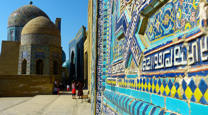 Shohizinda Necropolis Samarkand Uzbekistan