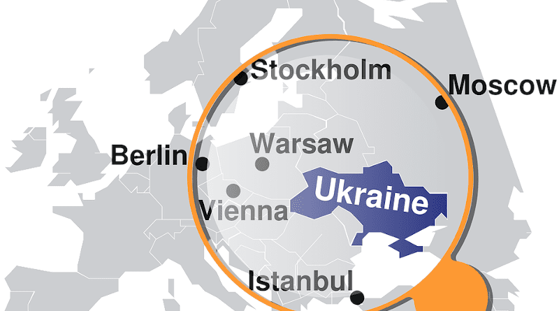 Ukraine Map Location Country Cities Border