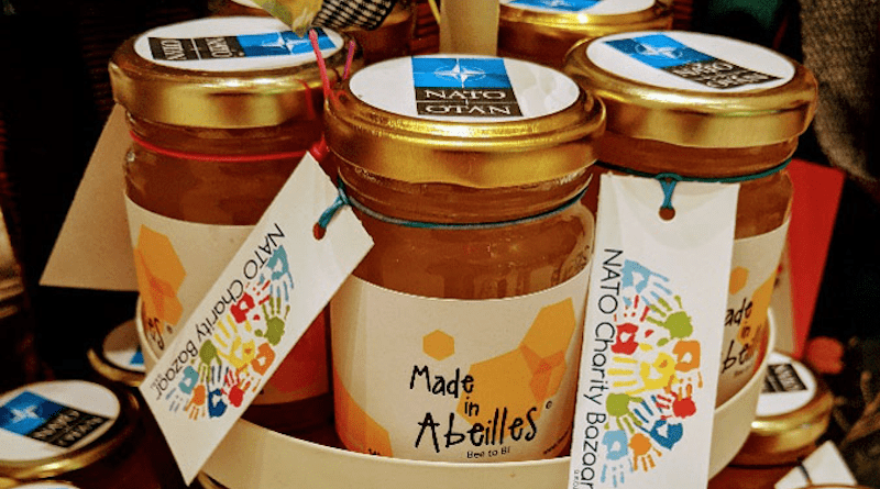 Honey from NATO's beehives. Photo Credit: NATO