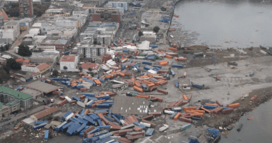 The aftermath of a 2010 tsunami in Chile, which was analyzed in a new study in JGR Solid Earth. Earlier warnings made possible by the study of tsunami-generated magnetic fields could better prepare coastal areas for impending disasters. CREDIT: International Federation of Red Cross and Red Crescent Societies