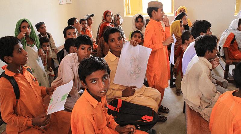 A primary school in a village in the Sindh region of Pakistan. Photo Credit: DFID - UK Department for International Development, Wikipedia Commons