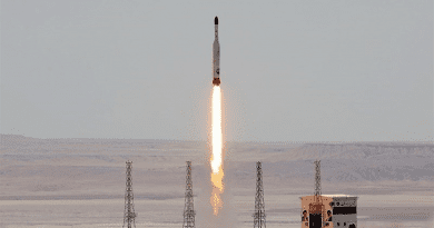 Iran launches Simorgh satellite carrier. Photo Credit: Tasnim News Agency