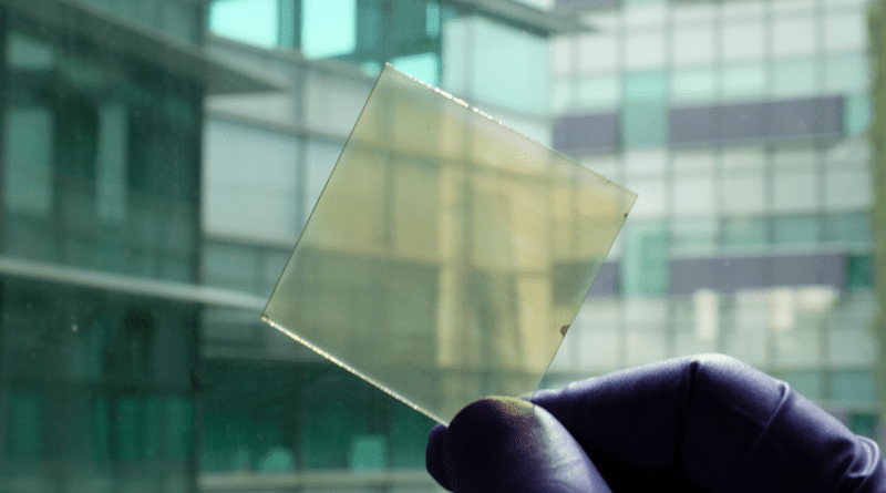 The self-adaptive glass developed by NTU Singapore scientists has a unique structure that modulates heating and cooling simultaneously. CREDIT: NTU Singapore