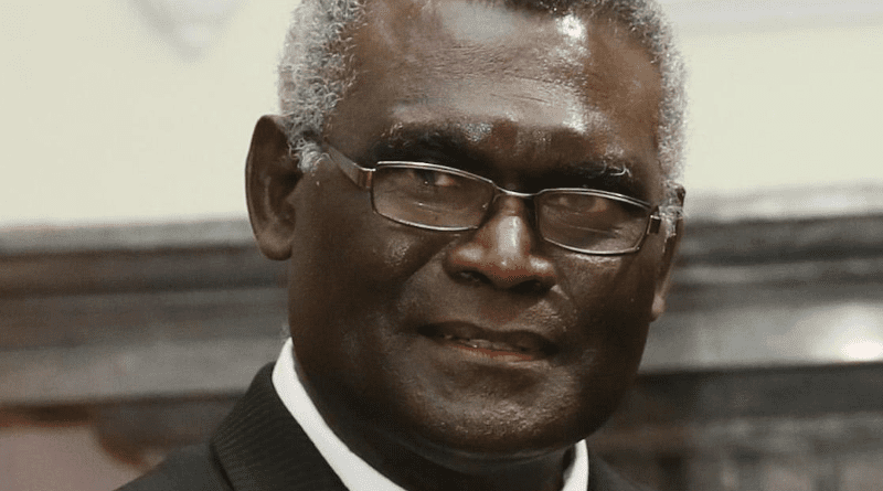 Prime Minister Manasseh Sogavare of the Solomon Islands. Photo Credit: 總統府 , Wikipedia Commons