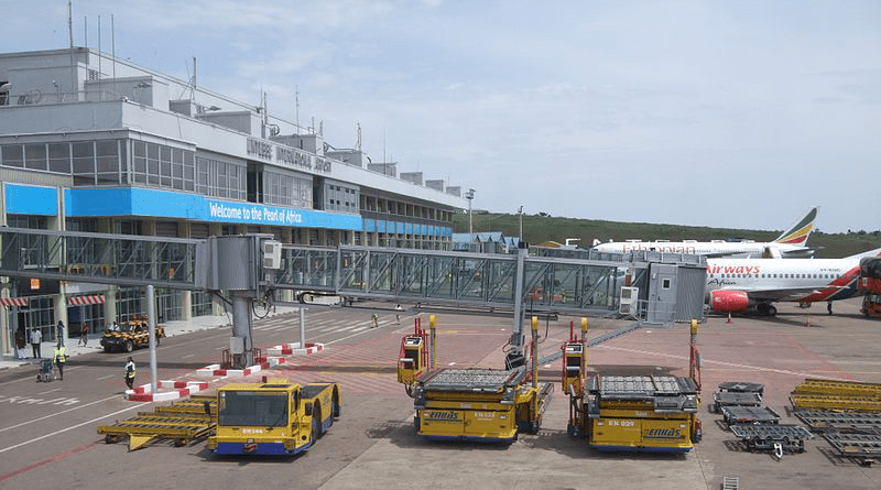 Uganda's Entebbe International Airport. Photo Credit: Katanasov, Wikipedia Commons