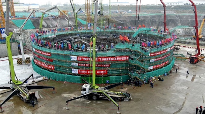 Pouring of the first concrete began on 28 December (Image: China Huaneng)