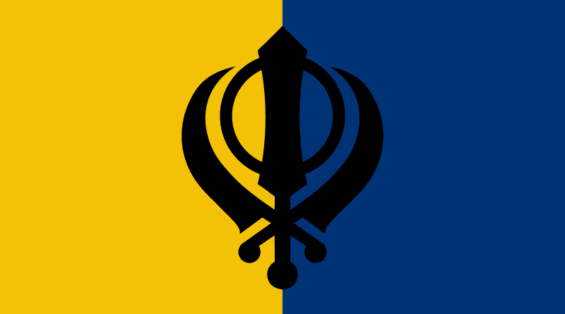 Flag of Khalistan. Credit: Wikipedia Commons