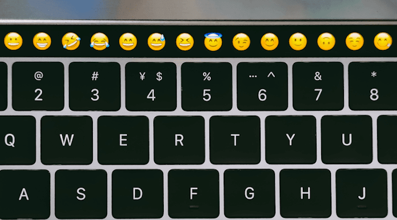 Emojis on a laptop keyboard. CREDIT: Wu Yi, Unsplash, CC0 (https://creativecommons.org/publicdomain/zero/1.0/)