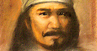 Artist's depiction of Hang Jebat, Malacca Sultanate Palace Museum. Credit: Wikipedia Commons