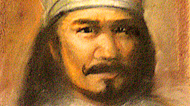 Artist's depiction of Hang Jebat, Malacca Sultanate Palace Museum. Credit: Wikipedia Commons