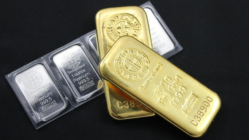 gold silver bars metal bullion
