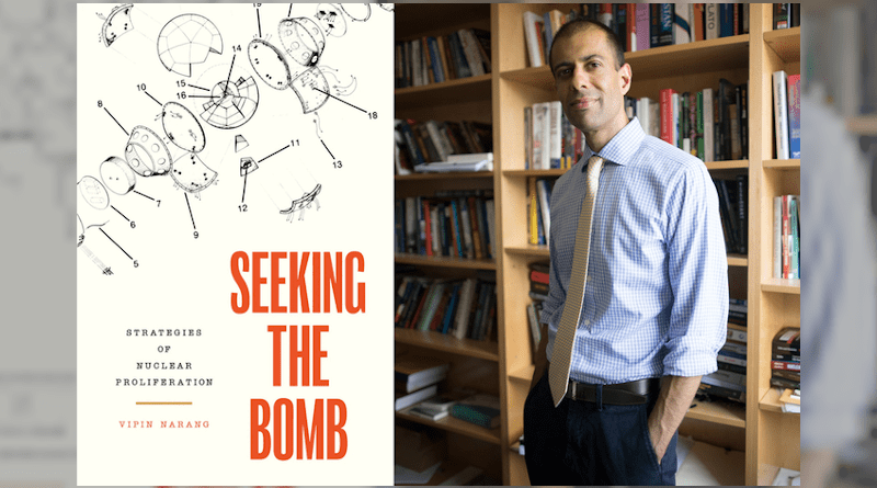 In his new book, “Seeking the Bomb,” Vipin Narang looks at the variety of tactics countries use as they attempt to acquire nuclear weapons. CREDIT: Bryce Vickmark