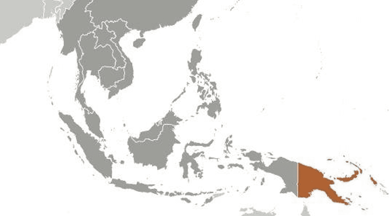 Location of Papua New Guinea. Credit: CIA World Factbook