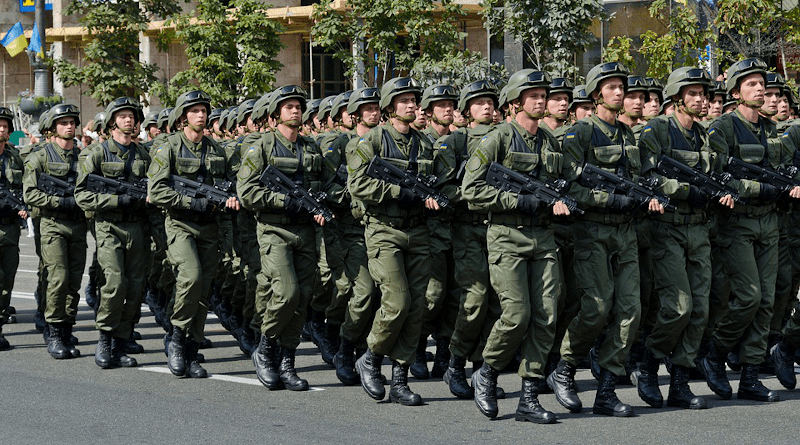 Ukraine Marching Soldiers Army Parade Military Warriors