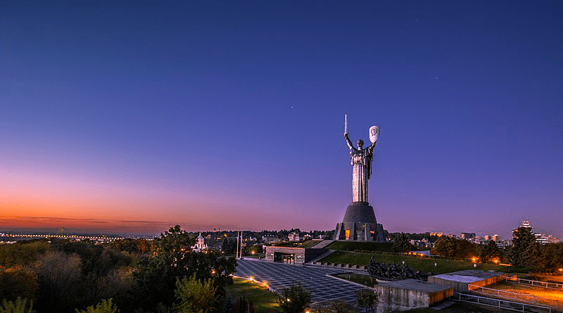 The Motherland Monument in Kiev, Ukraine. Photo Credit: AlexanderVovck, Wikipedia Commons