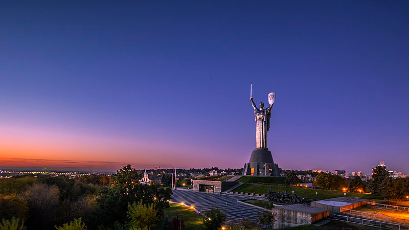 The Motherland Monument in Kiev, Ukraine. Photo Credit: AlexanderVovck, Wikipedia Commons
