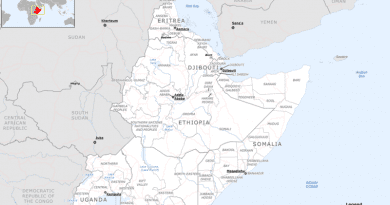 Detail of map of Greater Horn of Africa. Credit: Wikipedia Commons