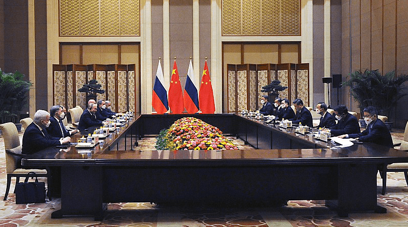 Russia's President Vladimir Putin in talks with President of China Xi Jinping. Photo Credit: Kremlin.ru