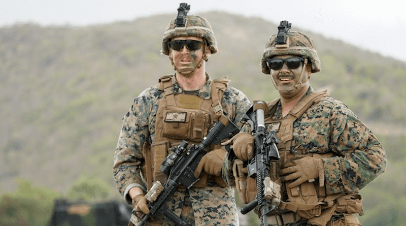 U.S. Marines participate in a Cobra Gold training exercise in Chon Buri province, Thailand, Feb. 16, 2020. Pimuk Rakkanam/BenarNews