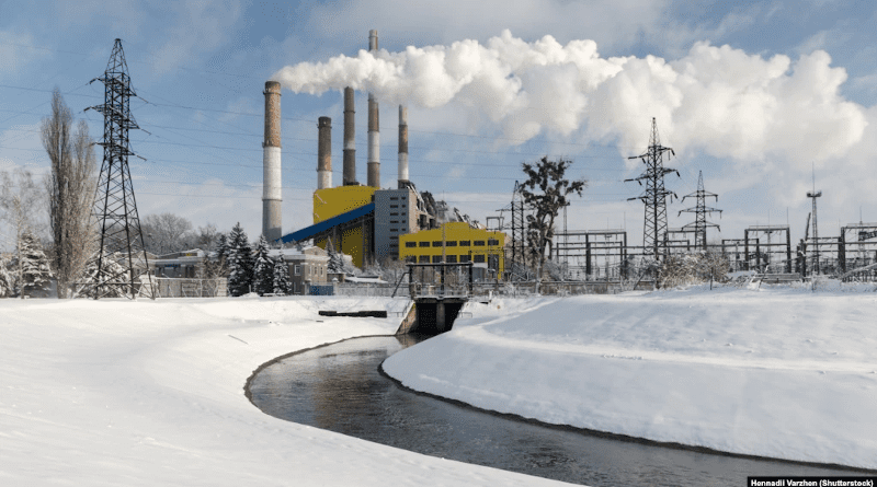 The Zmiyivska thermal power station in the Kharkiv region. Photo Credit: RFE/RL